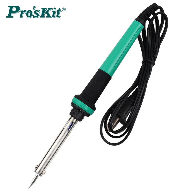 

Pro'skit 30 Вт внешний термоэлектрический паяльник 8PK-S118B-1, устойчивая к оксиду, долговечная электрическая сварочная ручка с теплозащитным кожухом