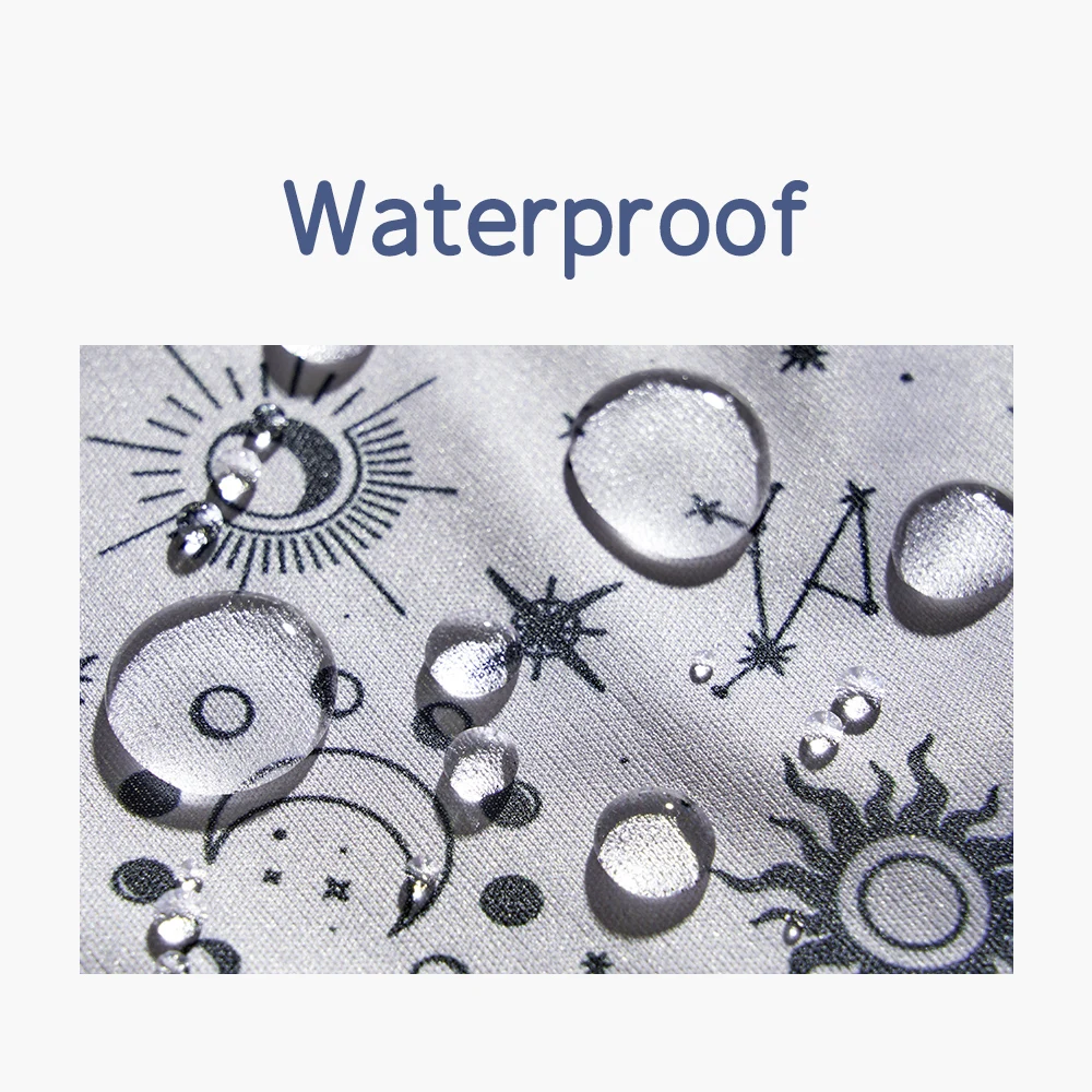 HappyFlute New Cute Print One Piece With Big Pocket Waterproof Printing Sleeveless Hook&Loop Design Reusable Baby Feeding Bibs