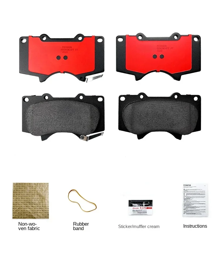 Front brake pads ceramic pads FOR Prado Dominance/FJ Cruiser/Mitsubishi Pajero