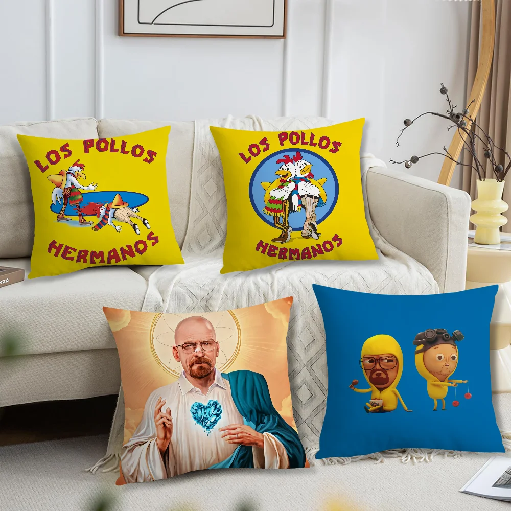 Classic Film Breaking Bad Los Pollos Hermanos Sofa Living Room Bedroom Headboard Backrest Cushion Square Cushion Nap Time Pillow