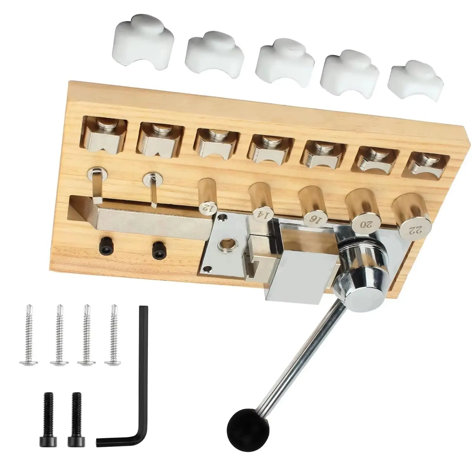 Metal Ring Bending Machine Professional Jewelry Making Repair Tools Manual Ring Bender for Earrings DIY Craft Supplies