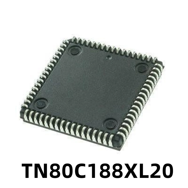 1PCS Original TN80C188XL20 TN80C188 16-bit Microprocessor Quadrilateral PLCC-68