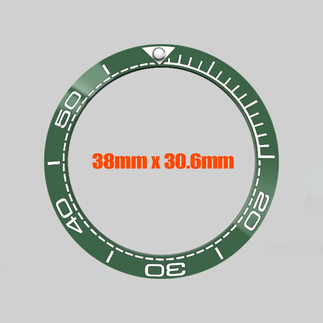 38x30.6mm Seamaster Style Ceramic Bezel Insert Ring Fit for SUB SKX007 SRPD Watch Case Curved Ceramic Bezel Ring Spare Parts