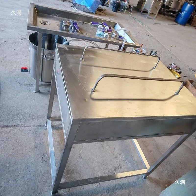 Pig's trotter foot hair removal machine, stainless steel pig's trotter seam singeing machine