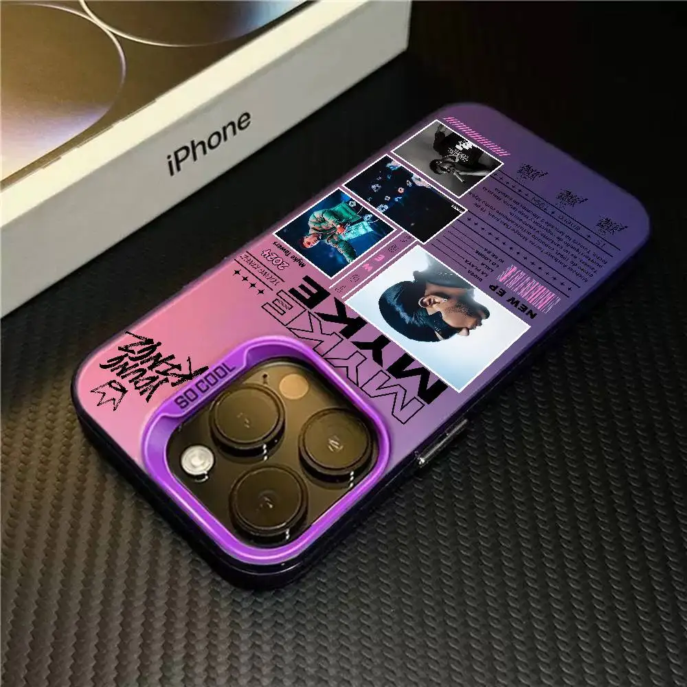 M-Myke TowerS Singer Rap Phone Case For iPhone 17 16 15 14 13 12 11 Pro MAX Matte Shockproof Back Anti Fall Matte Cover