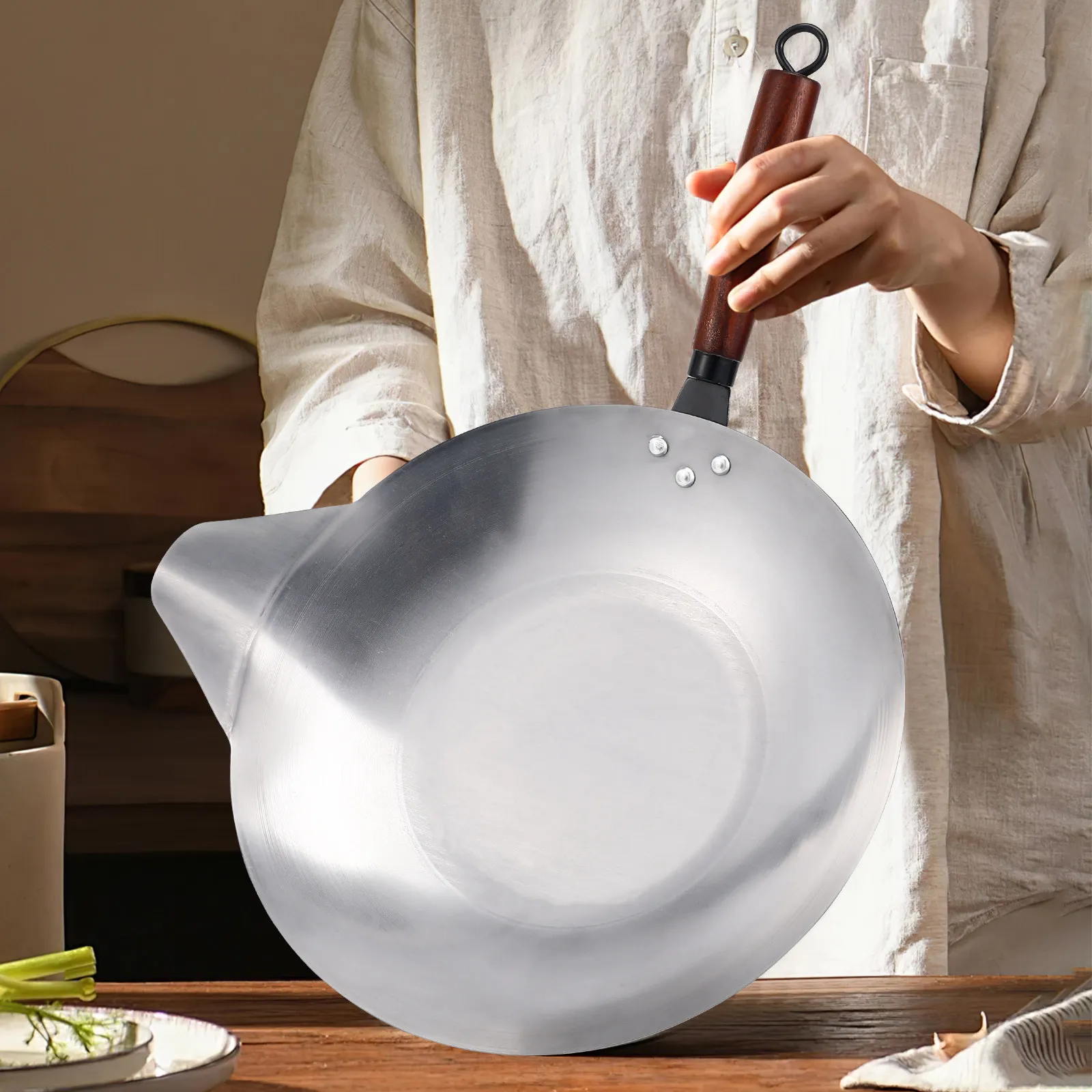 Olla de metal de alta resistencia para derretir chocolate, mantequilla, hacer dulces, salsa de queso, postres, para tiendas de aperitivos y repostería