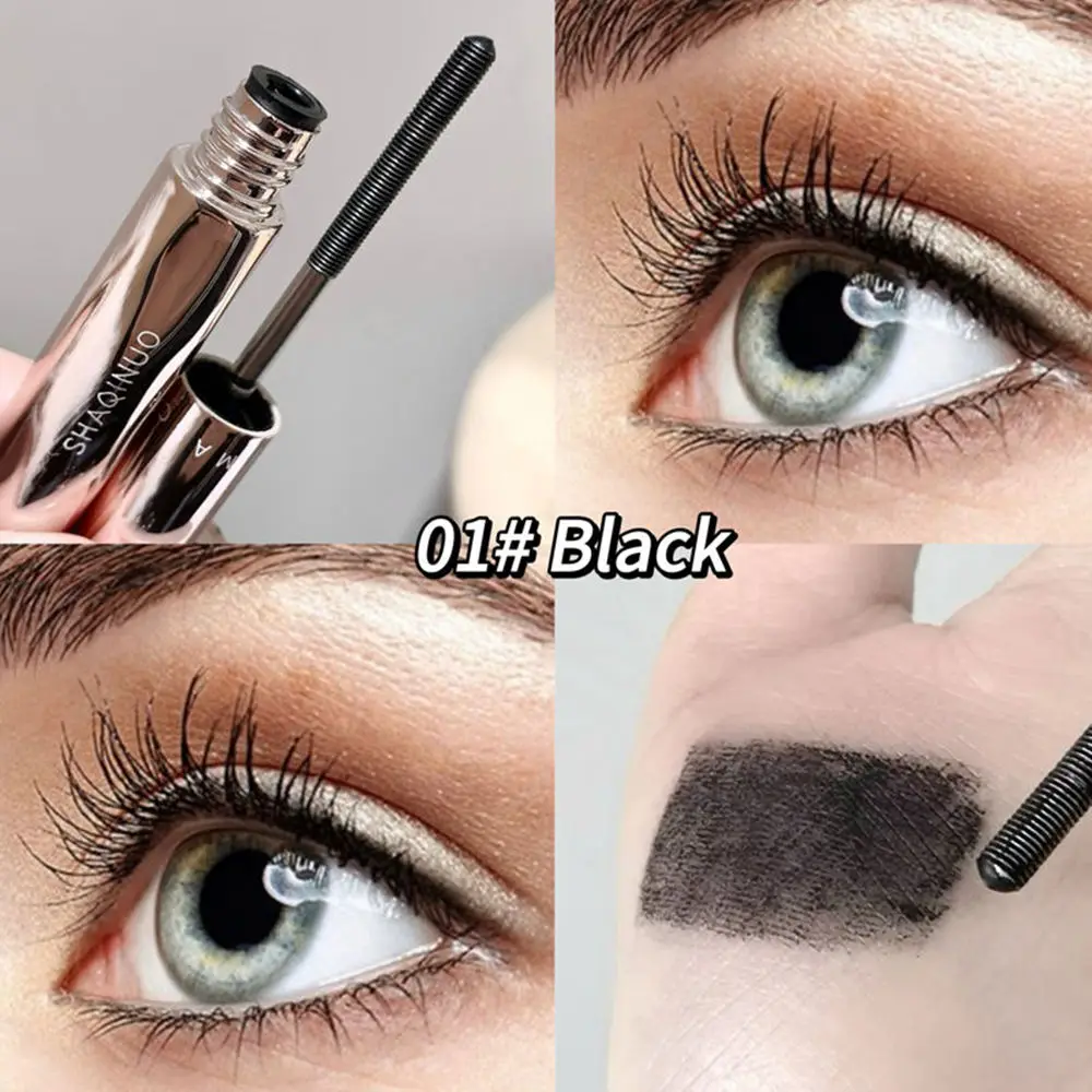 Black & Brown Volumizing Mascara Waterproof Sweat-resistant Mascara Long-lasting Formula For Thick Lashes