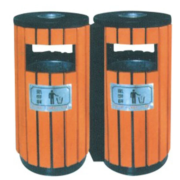 

Портативная ручка для садовой мебели на заказ 2023, уличная деревянная мусорная корзина для домашних животных, корзина для отходов для собак с педалью