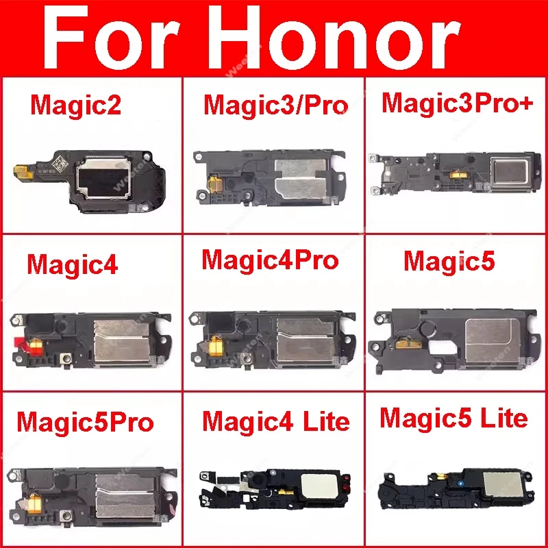 For Huawei Honor Magic 2 3 4 5 Pro Magic 4 5 Lite Ultimate Buzzer Speaker Louder Speaker Buzzer Replacement