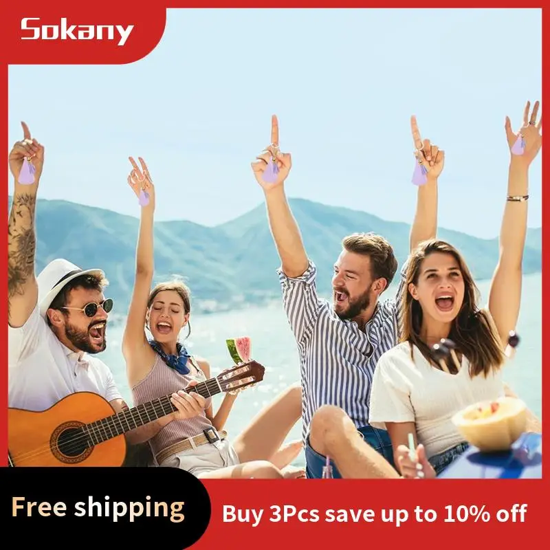 A59E-48 PCS Llavero acrílico Llavero acrílico en blanco Llaveros de megáfono de alegría acrílica con borla Púrpura