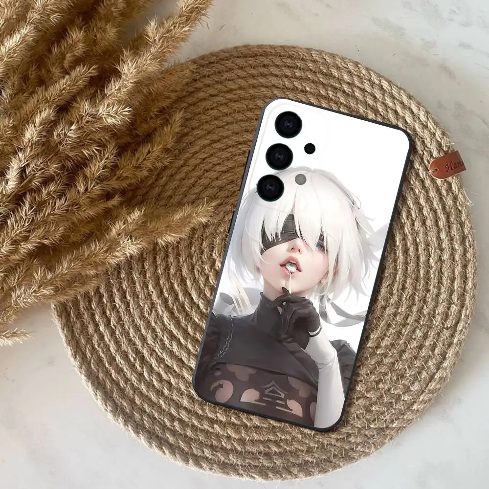 Чехол для телефона Game N-Nier Automata для Samsung S25, S24, S21, S22, S23, S30, Ultra, S20, Plus, Fe, Lite, Note, 10,9,5G, черный чехол