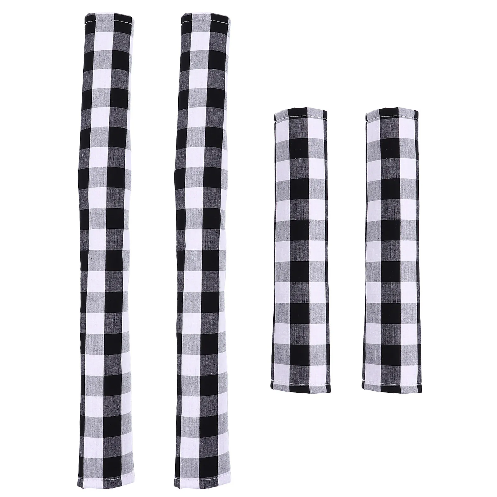 Linen Appliance Handle Covers 4 Pack Anti Slip Washable Fridge Oven Dishwasher Cabinet Protectors