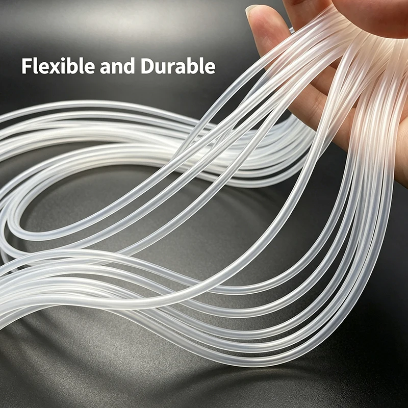 CS 1mm ID1-9mm Food Grade Clear Silicone Tubing 2-10M High Temp Flexible Non Toxic Free Hose  for Beverage Coffee Aquarium