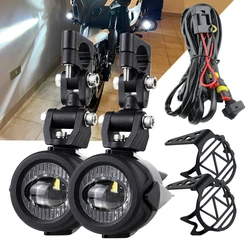 Motorcycle fog light Upgrade Auxiliary Lights Brighter Lamp 24W 6000K for BMW R1200GS F800GS F700GS F650 K1600 Universal Lights