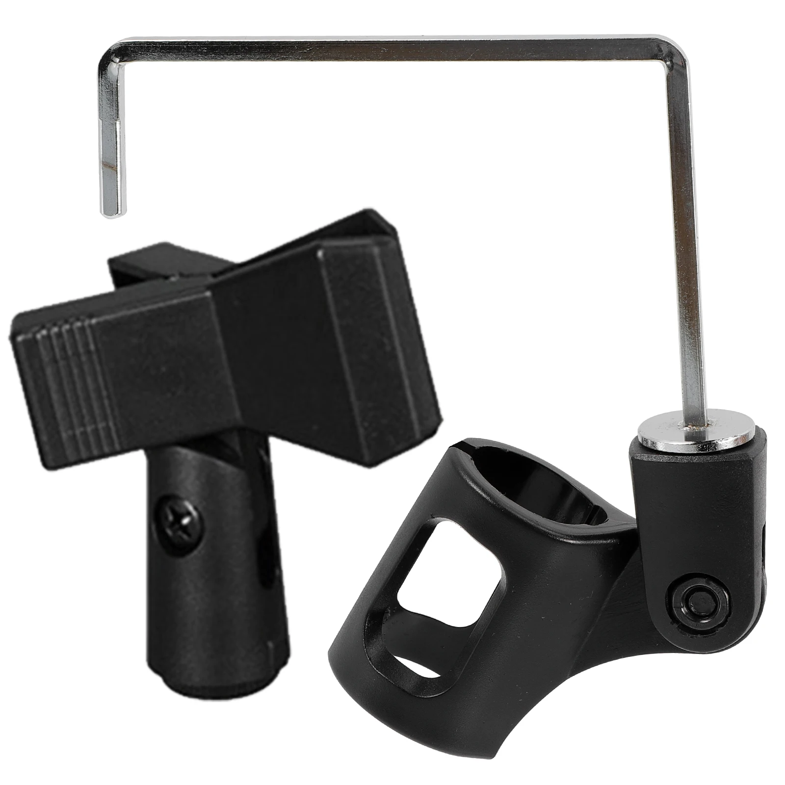 

Saxophone Mic Clip Metal Holder Bracket Mini Stand Mount Vertical Practical Sound Restoration Microphone Accessories