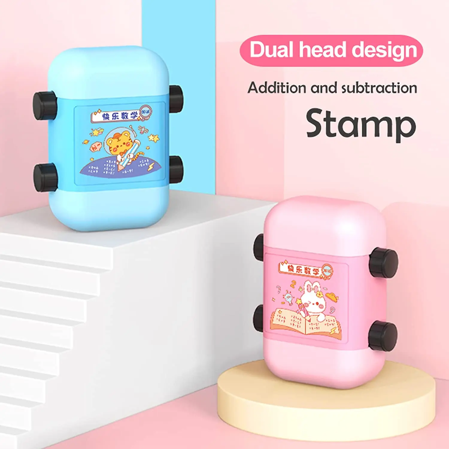 Math Roller Stamp Smart Stamps for Math Problems Roller Digital Teaching Stamp Math Stamp Roller Math Practice Question Maker