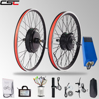 CSC Electric bicycle Conversion Kit with battery 36V 250W 350W 500W ebike Front Rear Kit 48V 1000W electric bike Wheel hub motor
