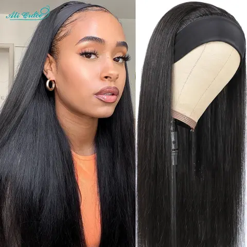 Straight Human Hair Wigs for Women ALI GRACE