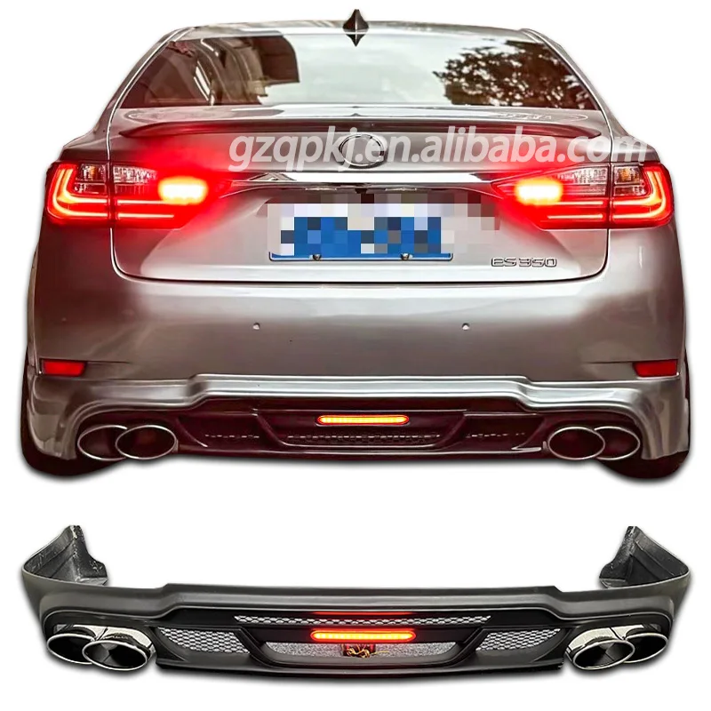 For 13-17 Lexus ES Body Kit Lexus ES250 ES350 Upgrade WALD Rear Bumper Es250 Spoiler Diffuser