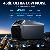 Climatiseur portable, 8000 BTU, climatiseur de camping 220V avec télécommande, compresseur silencieux pour tente, camping-car, caravane 6
