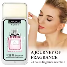 Woman Body Pheromone Perfume Solid Balm Long Lasting Fresh and elegant Fragranc Light Fragranc Portable Solid Perfume Balm