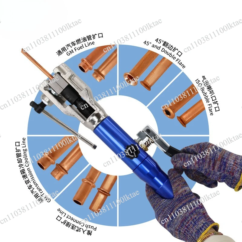 CT-410 Auto Repair Hydraulic Pipe Expansion Tool Set Air Conditioning Copper Pipe Expansion Refrigeration Tool Expander