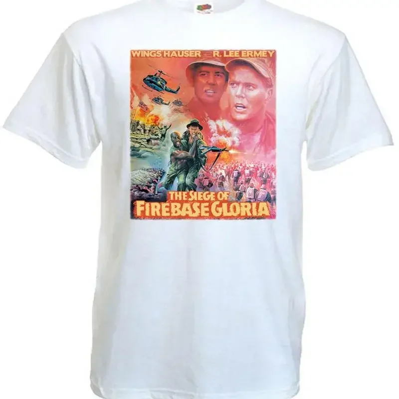 The Siege of Firebase Gloria v2 T shirt white movie poster all sizes S 5XL