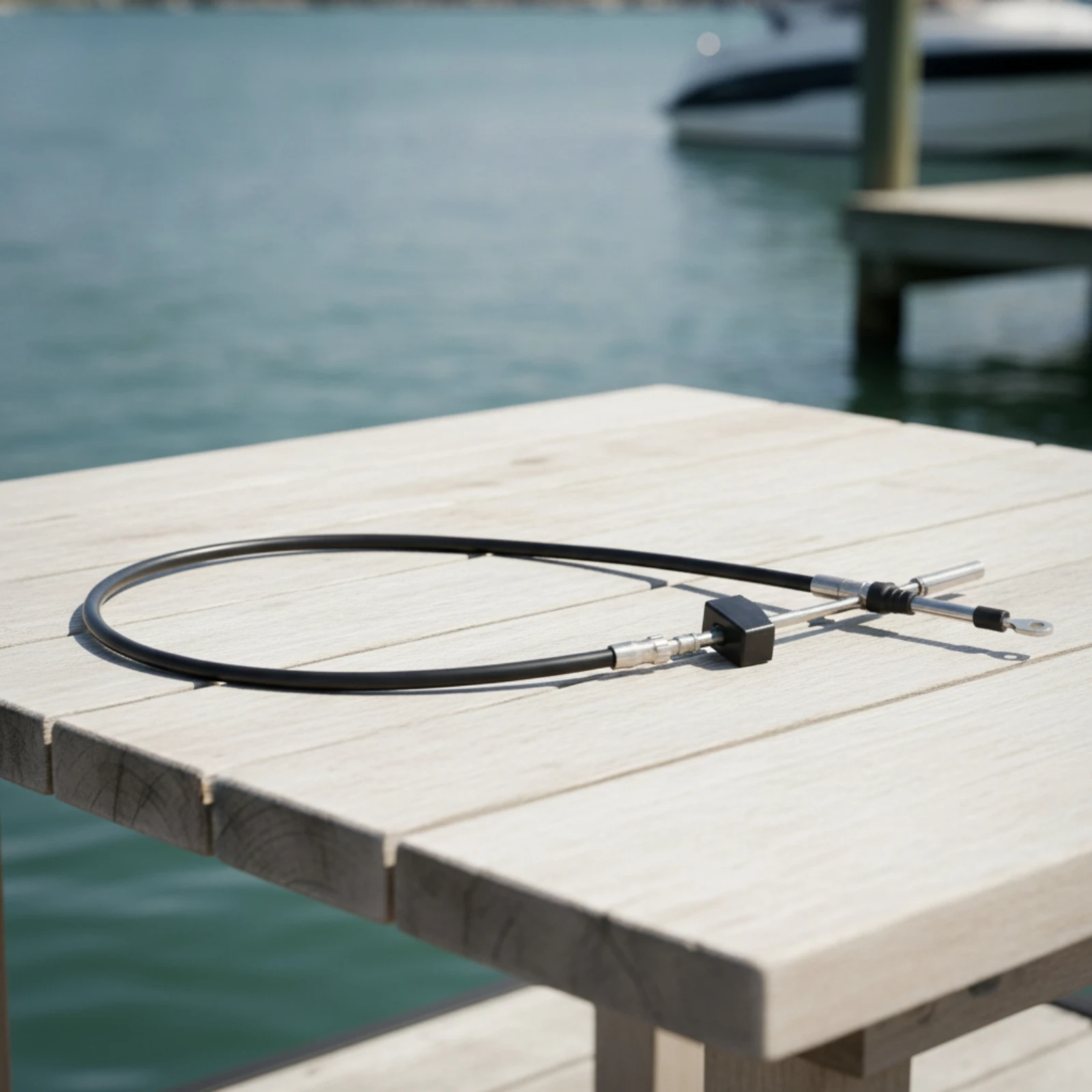 Marine Gear Cable Heavy-Duty Outboard Gear Cable Rust-Proof Smooth for Boat Owners