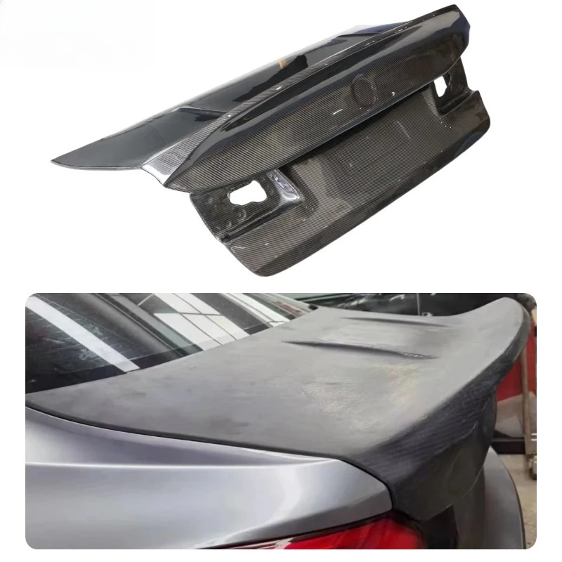 

For 5 Series G30 G38 Body Kit Includes Bolts New Carbon Fiber Rear Bumper Trunk Lid Bolt-On Customized High Quality