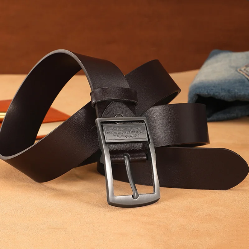 Men's Belt Business Luxury Designer Brand Pu Leather Belts Jeans Pin Adjustable Alloy Buckle Waist Straps Belts 110 120 130cm