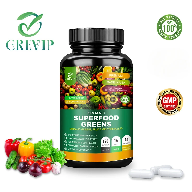 Organic Superfood Greens - Antioxidant, Digestive Support, Energy Boost