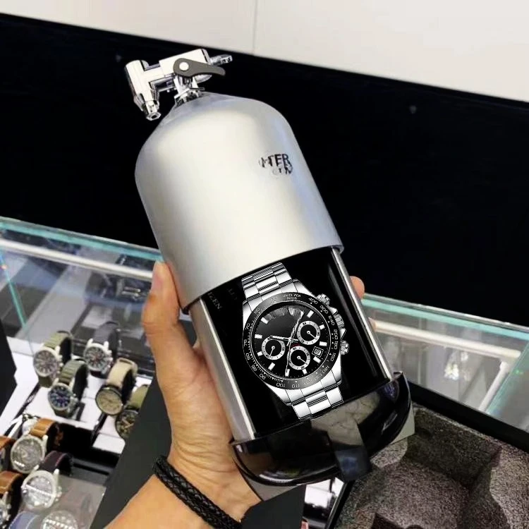 Watch male, three-eye multi-function sports waterproof watch