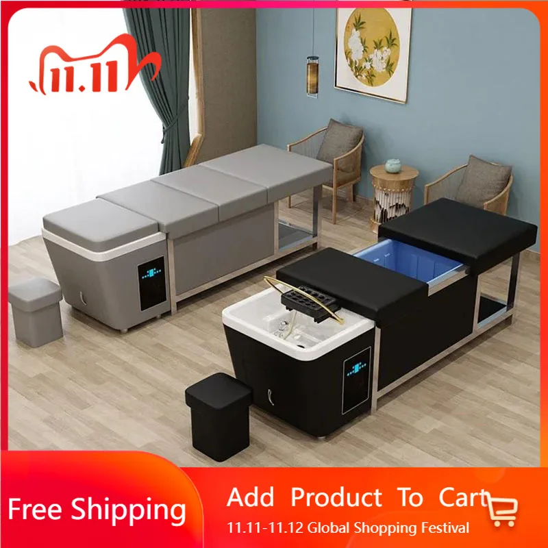 

Therapy Armchairs Beauty Salon Chair Shampoo Therapy Center Products Hairdressing Durable Commercial Cadeira Hotel Furniture