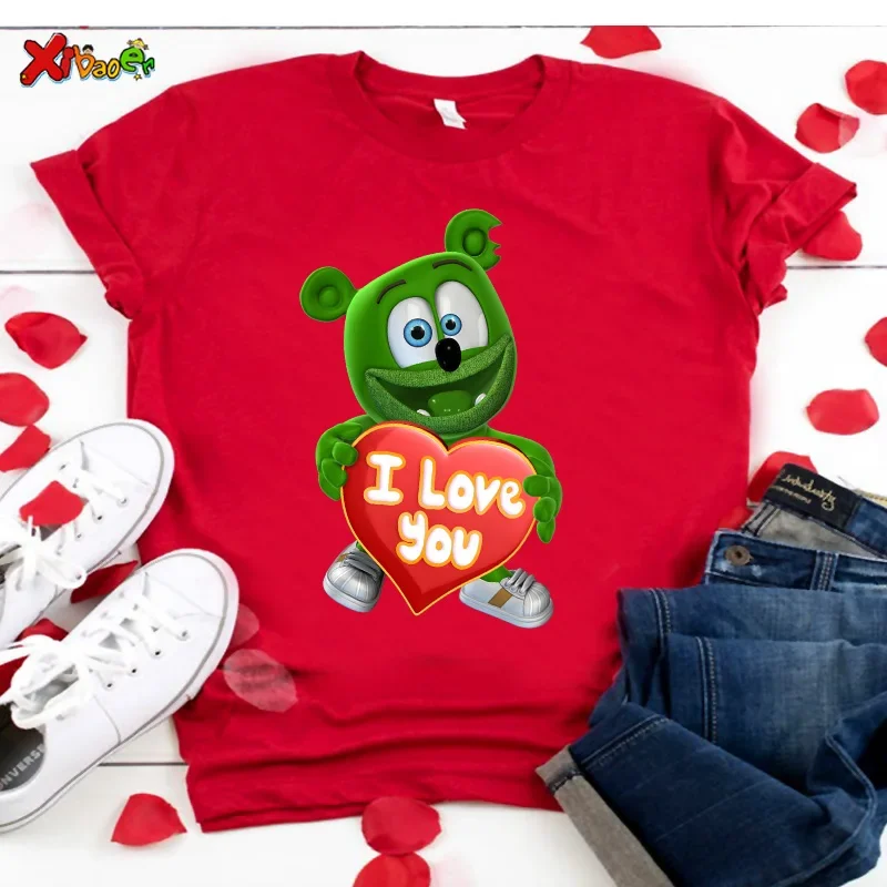 

Children T-Shirts Cartoon Print Kids Girl Tops Short Sleeve T-Shirt Children Cotton Pink T-shirts Tees Round Neck Kids T Shirt