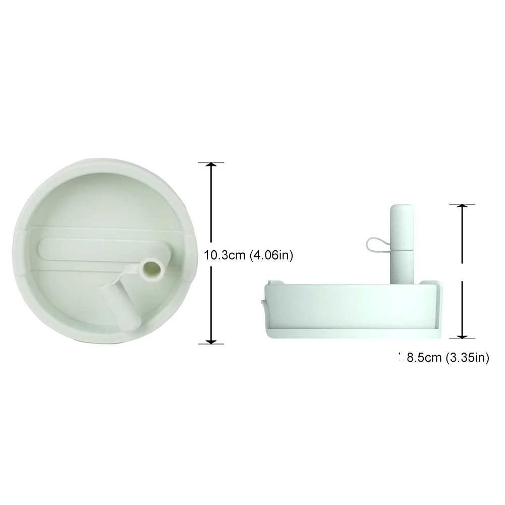 Tampa De Palha Do Copo Dustproof, Rolha Do Derramamento Do Silicone, Acessórios De Tampa Reutilizáveis, 40oz