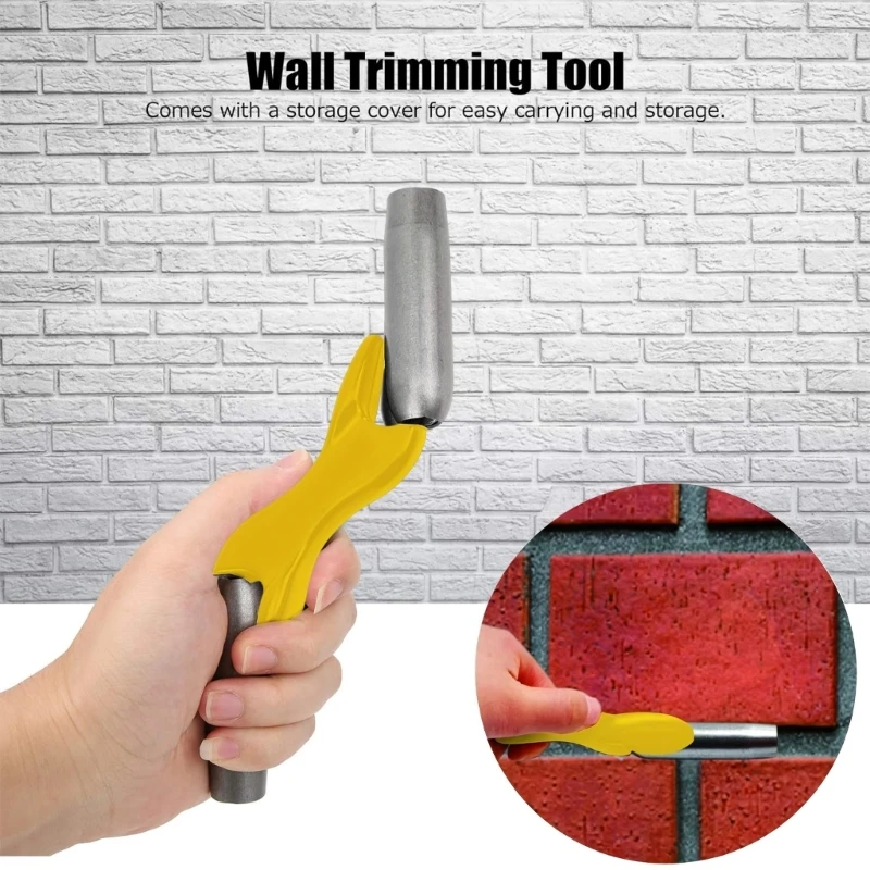 Thin Aluminum Grout Spatula Set 5/8 3/4 7/8 Foot Measurements With Neat Storage Bag For Wall Projects M4YD