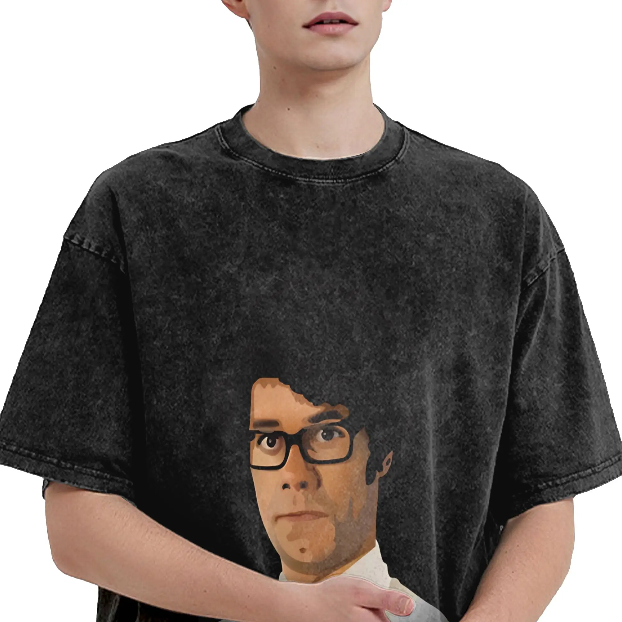 2026 Maurice Moss Tropic Thunder Movie Washed Shirt Outfit Harajuku T-Shirt  Men Women Tee