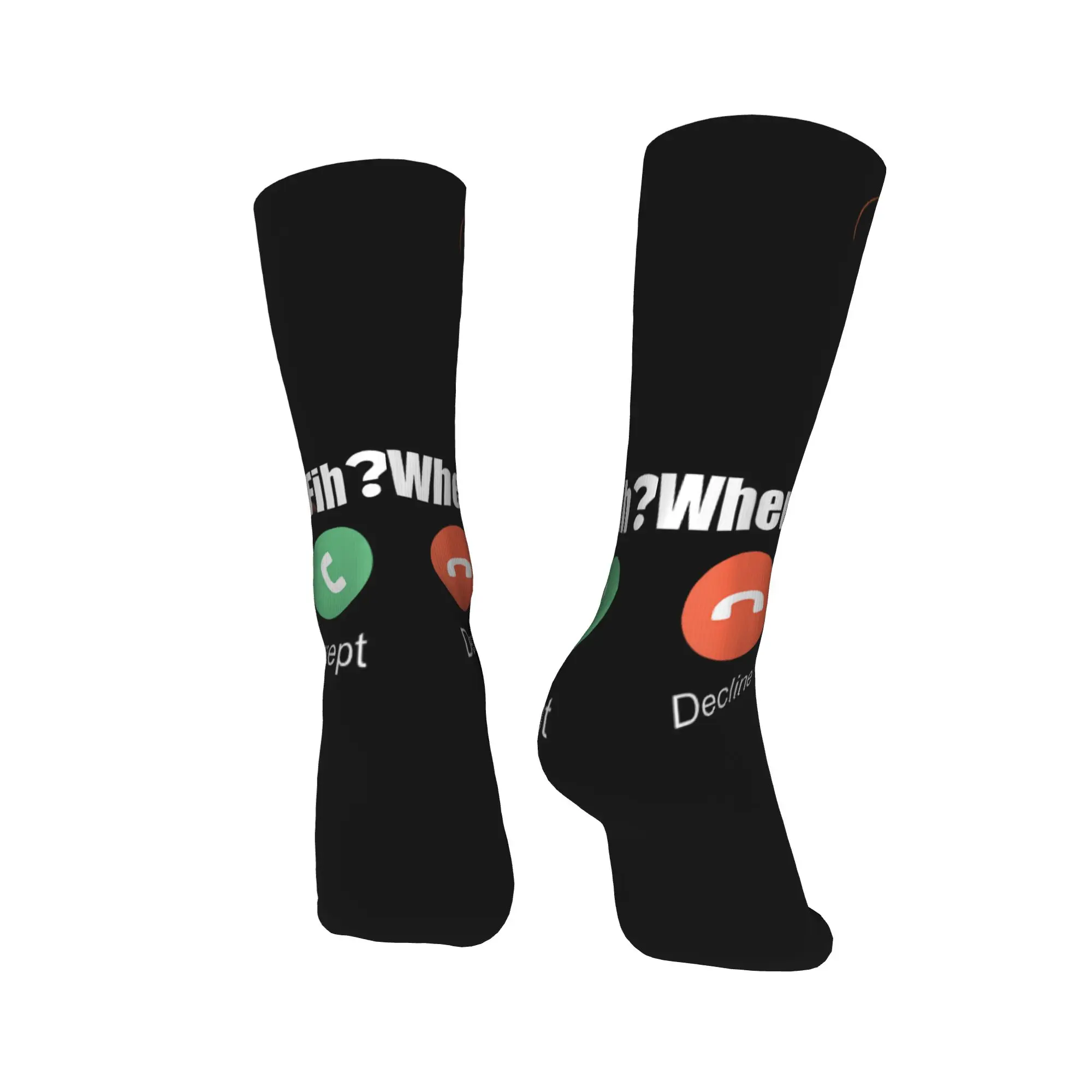 الكبار الرجال الجوارب مضحك الأسماك يدعو الروبيان الدعوة القادمة أين هو جوارب Fih الخريف الجوارب سكيت المضادة للانزلاق الجوارب