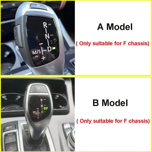 Imagen 2 del producto Reemplazo de la cubierta de la palanca de cambios del perilla de marchas del coche para BMW 1 2 3 5 7 Series F10 F20 F21 F22 F11 F01 X1 X3 X4 M3 M5 F30 F25 F chasis