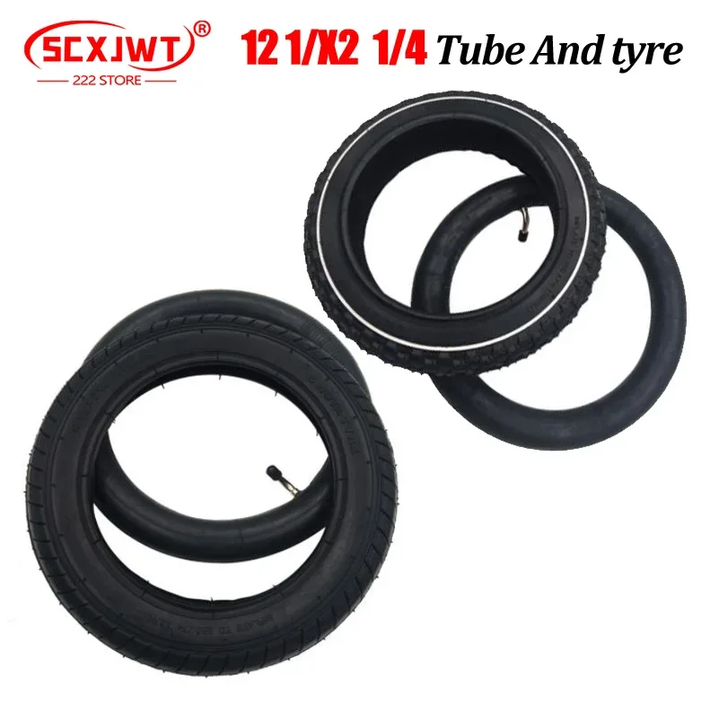 High Quality 12 1/2x2 1/4 (57-203) Tires for  Gas Electric Scooters and E-bikes  Inch Wheel   1/2 X 2  Inner Tube