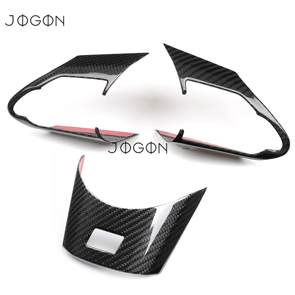 3Pcs For Toyota Corolla GR 2023-2025 Carbon Fiber Car Interior Steering Wheel Button Strip & Lower Panel Cover Trim Accessories view 6