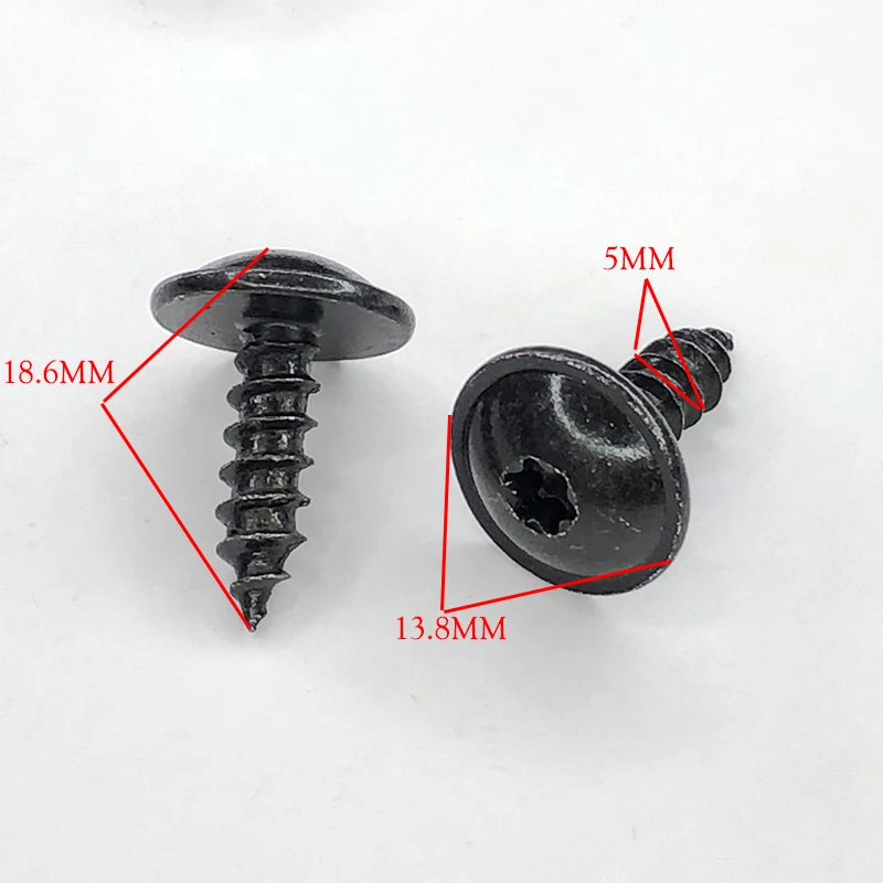 10pcs/lot Engine Cover Undertray Splashguard wheel arch Torx screw Fastener Clips Universal For VW for Audi 5x16mm Clips