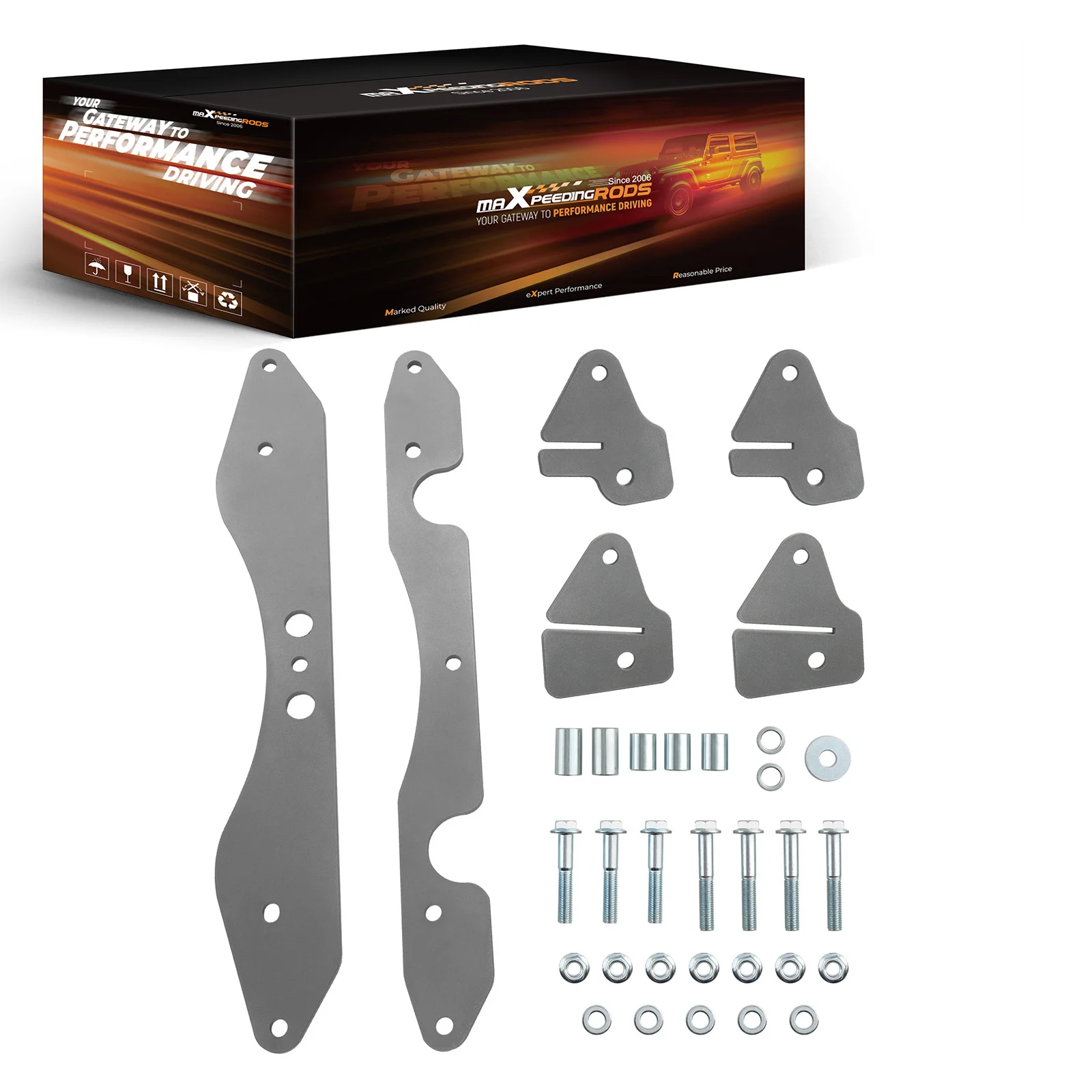 

2" Full Lift Kit Brackets Fit Polaris RZR 900 Trail 50" XC 55" 2015-2020
