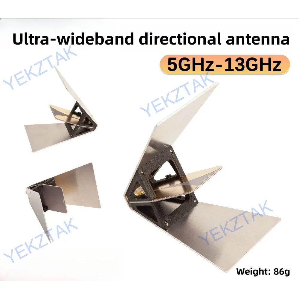 120-R angle reflection ultra wideband directional antenna 5-13GHz UWB, wifi 6E high gain antenna Angular reflector ultra wideban