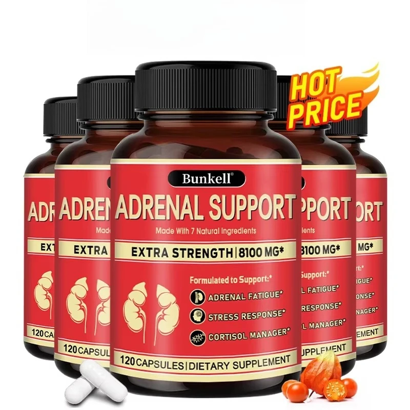 

Adrenal Support Supplement – Releases Adrenal Fatigue, Cortisol Manager, Relaxes Stress and Anxiety, and Boosts Mood