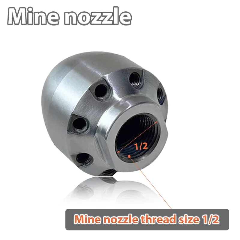 High Pressure Sewer Cleaning Pipe Drainage Flushing Spray Nozzle Pressure Washer Cleaning Nozzle