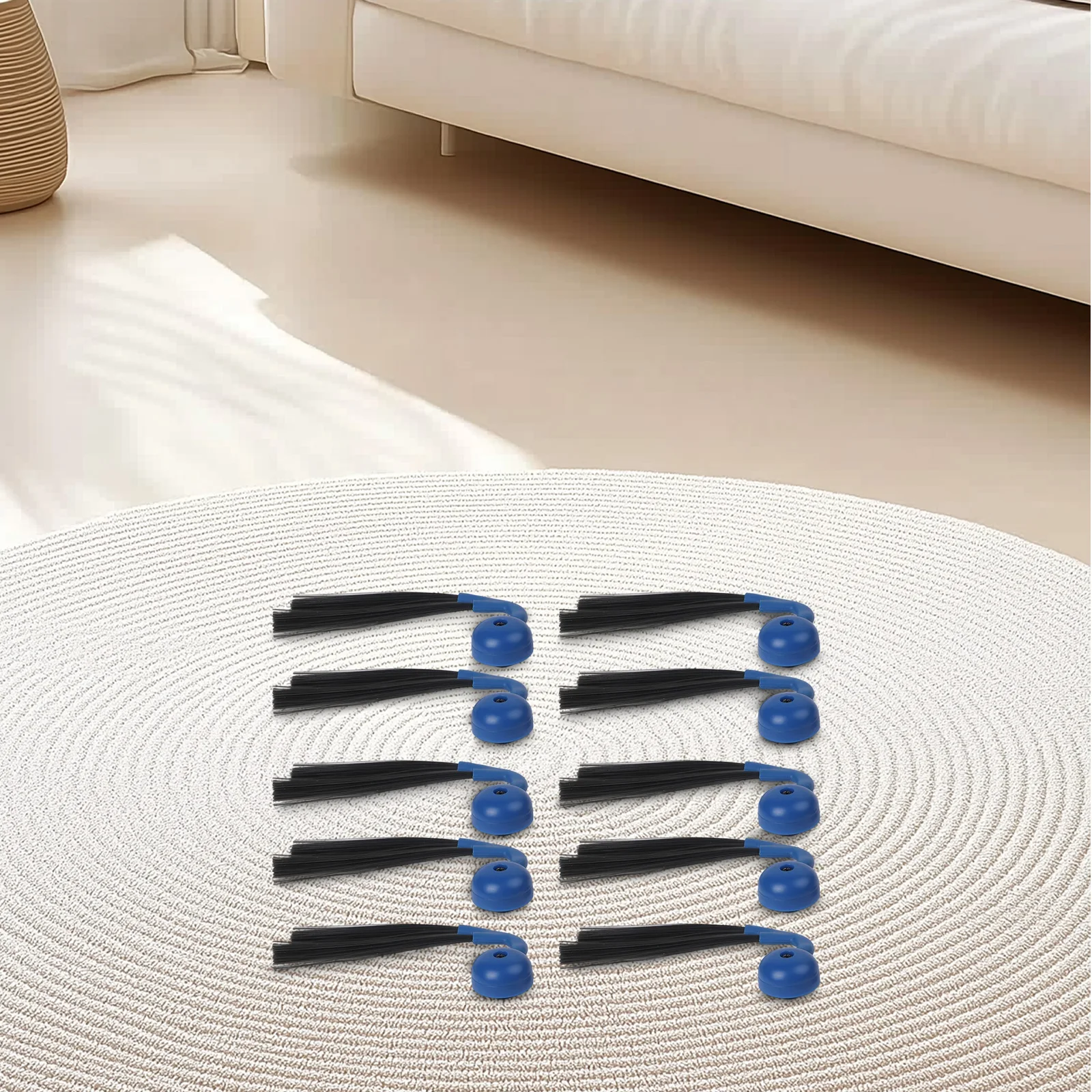 10 Uds. Cepillos laterales de repuesto para Ecovacs para Deebot X9 Pro para Omni/X9 Pro Robot aspirador accesorios de mejora del hogar