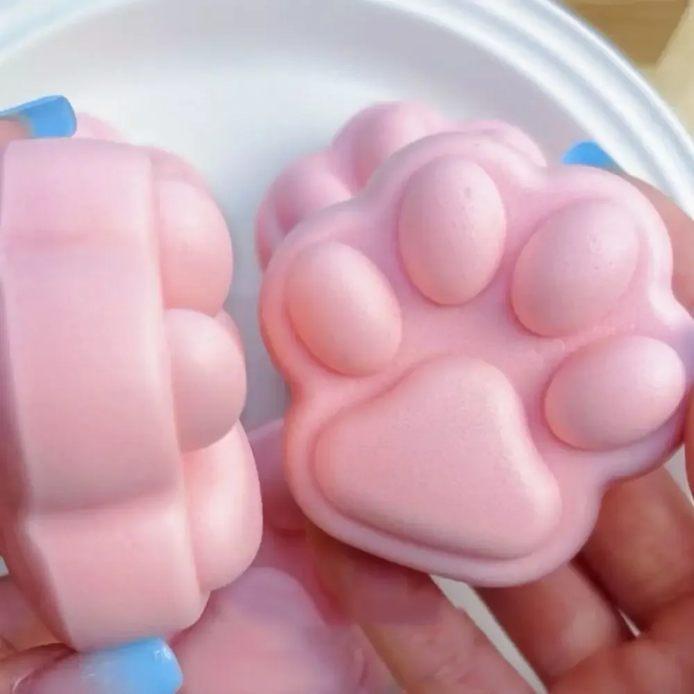 ตลกนวด Cat PAW บีบของเล่นซิลิโคนนุ่ม Cat PAW Fidget ของเล่น Handmade สีสัน Cat PAW Pinch ของเล่นเด็กตุ๊กตา Tricky