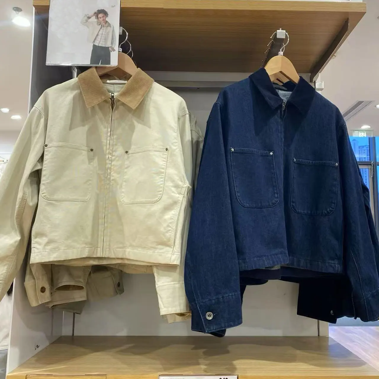 2026 Spring Women Turn Down Collar Jacket Coat Fashion Pocket Design Long Sleeve Short Jacket Femme Casaco Abrigo Streetwear