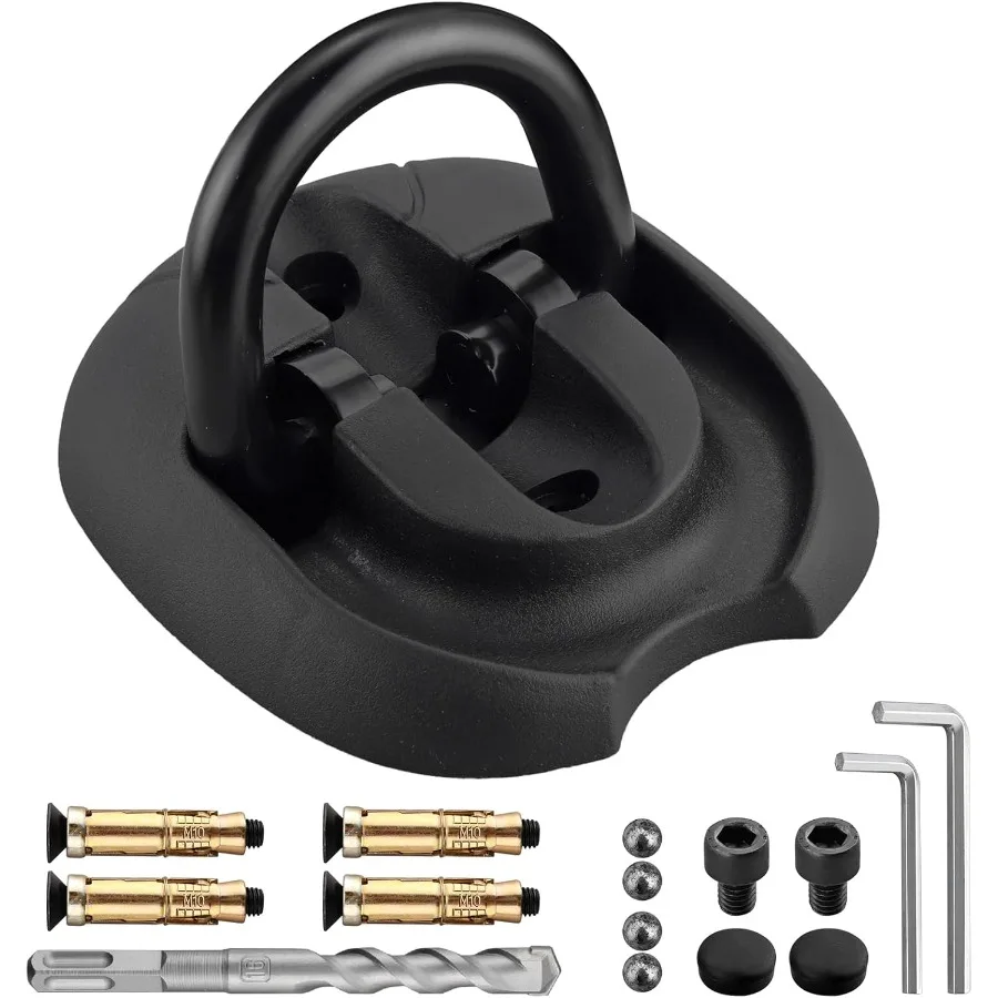 

Heavy Duty Security Ground Anchor with Drill Bit Made of Alloy Steel for AntiTheft Wall and Floor Anchoring Ideal for Securing